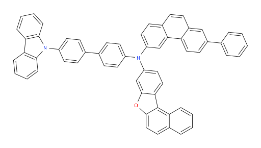 N-(4'-(9H-carbazol-9-yl)-[1,1'-biphenyl]-4-yl)-N-(7-phenylphenanthren-3-yl)naphtho[2,1-b]benzofuran-9-amine