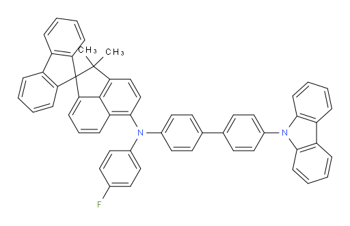N-(4'-(9H-carbazol-9-yl)-[1,1'-biphenyl]-4-yl)-N-(4-fluorophenyl)-2,2-dimethyl-2H-spiro[acenaphthylene-1,9'-fluoren]-5-amine