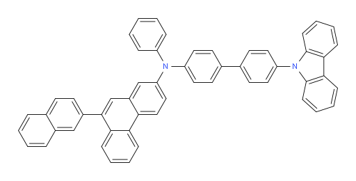 N-(4'-(9H-carbazol-9-yl)-[1,1'-biphenyl]-4-yl)-9-(naphthalen-2-yl)-N-phenylphenanthren-2-amine
