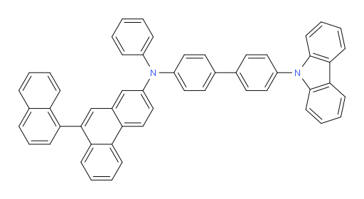 N-(4'-(9H-carbazol-9-yl)-[1,1'-biphenyl]-4-yl)-9-(naphthalen-1-yl)-N-phenylphenanthren-2-amine
