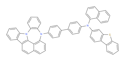 N-(4'-(4H-4,8b-diazaindeno[1,2,3-gh]pleiaden-4-yl)-[1,1'-biphenyl]-4-yl)-N-(naphthalen-1-yl)dibenzo[b,d]thiophen-3-amine