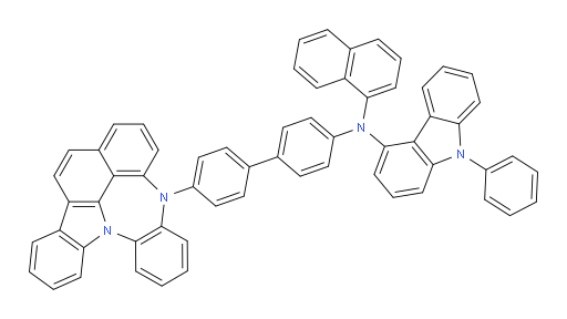 N-(4'-(4H-4,8b-diazaindeno[1,2,3-gh]pleiaden-4-yl)-[1,1'-biphenyl]-4-yl)-N-(naphthalen-1-yl)-9-phenyl-9H-carbazol-4-amine