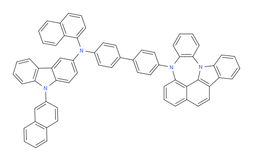 N-(4'-(4H-4,8b-diazaindeno[1,2,3-gh]pleiaden-4-yl)-[1,1'-biphenyl]-4-yl)-N-(naphthalen-1-yl)-9-(naphthalen-2-yl)-9H-carbazol-3-amine