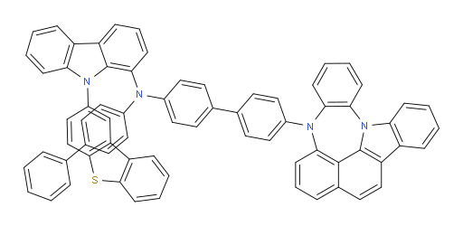 N-(4'-(4H-4,8b-diazaindeno[1,2,3-gh]pleiaden-4-yl)-[1,1'-biphenyl]-4-yl)-N-([1,1'-biphenyl]-4-yl)-9-(dibenzo[b,d]thiophen-2-yl)-9H-carbazol-1-amine