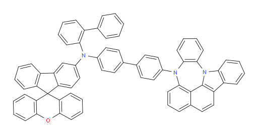 N-(4'-(4H-4,8b-diazaindeno[1,2,3-gh]pleiaden-4-yl)-[1,1'-biphenyl]-4-yl)-N-([1,1'-biphenyl]-2-yl)spiro[fluorene-9,9'-xanthen]-3-amine