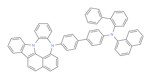 N-(4'-(4H-4,8b-diazaindeno[1,2,3-gh]pleiaden-4-yl)-[1,1'-biphenyl]-4-yl)-N-([1,1'-biphenyl]-2-yl)naphthalen-1-amine