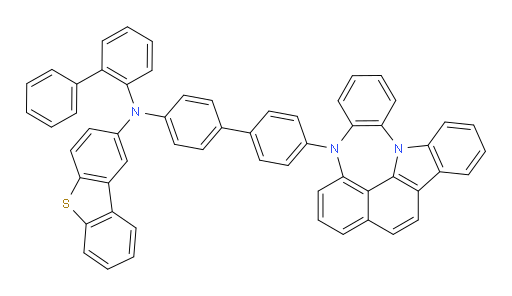 N-(4'-(4H-4,8b-diazaindeno[1,2,3-gh]pleiaden-4-yl)-[1,1'-biphenyl]-4-yl)-N-([1,1'-biphenyl]-2-yl)dibenzo[b,d]thiophen-2-amine
