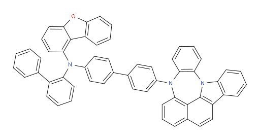 N-(4'-(4H-4,8b-diazaindeno[1,2,3-gh]pleiaden-4-yl)-[1,1'-biphenyl]-4-yl)-N-([1,1'-biphenyl]-2-yl)dibenzo[b,d]furan-1-amine