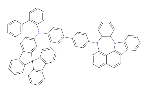 N-(4'-(4H-4,8b-diazaindeno[1,2,3-gh]pleiaden-4-yl)-[1,1'-biphenyl]-4-yl)-N-([1,1'-biphenyl]-2-yl)-9,9'-spirobi[fluoren]-2-amine