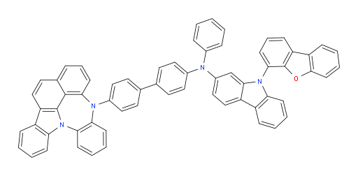 N-(4'-(4H-4,8b-diazaindeno[1,2,3-gh]pleiaden-4-yl)-[1,1'-biphenyl]-4-yl)-9-(dibenzo[b,d]furan-4-yl)-N-phenyl-9H-carbazol-2-amine
