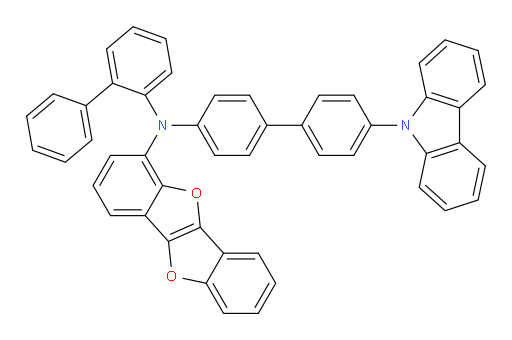 N-(4'-(9H-carbazol-9-yl)-[1,1'-biphenyl]-4-yl)-N-([1,1'-biphenyl]-2-yl)benzofuro[3,2-b]benzofuran-1-amine