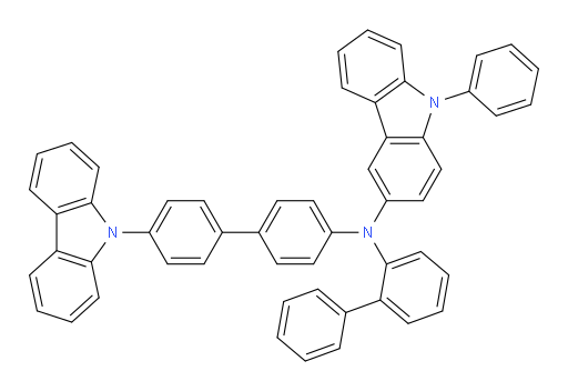 N-(4'-(9H-carbazol-9-yl)-[1,1'-biphenyl]-4-yl)-N-([1,1'-biphenyl]-2-yl)-9-phenyl-9H-carbazol-3-amine