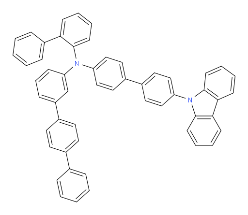 N-(4'-(9H-carbazol-9-yl)-[1,1'-biphenyl]-4-yl)-N-([1,1'-biphenyl]-2-yl)-[1,1':4',1''-terphenyl]-3-amine