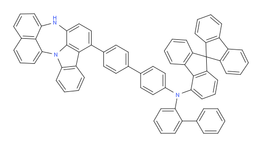 N-(4'-(4H-naphtho[1',8':5,6,7][1,4]diazepino[3,2,1-jk]carbazol-7-yl)-[1,1'-biphenyl]-4-yl)-N-([1,1'-biphenyl]-2-yl)-9,9'-spirobi[fluoren]-4-amine