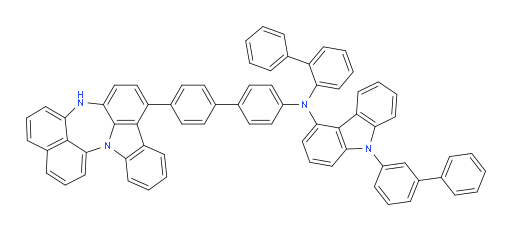 N-(4'-(4H-naphtho[1',8':5,6,7][1,4]diazepino[3,2,1-jk]carbazol-7-yl)-[1,1'-biphenyl]-4-yl)-N-([1,1'-biphenyl]-2-yl)-9-([1,1'-biphenyl]-3-yl)-9H-carbazol-4-amine