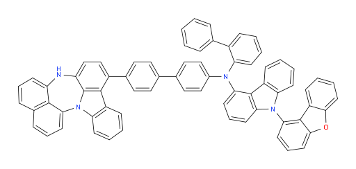 N-(4'-(4H-naphtho[1',8':5,6,7][1,4]diazepino[3,2,1-jk]carbazol-7-yl)-[1,1'-biphenyl]-4-yl)-N-([1,1'-biphenyl]-2-yl)-9-(dibenzo[b,d]furan-1-yl)-9H-carbazol-4-amine