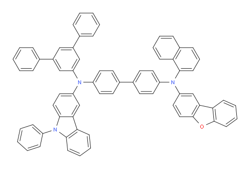 N4-([1,1':3',1''-terphenyl]-5'-yl)-N4'-(dibenzo[b,d]furan-2-yl)-N4'-(naphthalen-1-yl)-N4-(9-phenyl-9H-carbazol-3-yl)-[1,1'-biphenyl]-4,4'-diamine