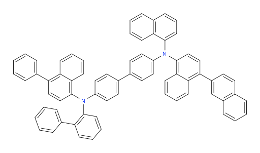 N4-([1,1'-biphenyl]-2-yl)-N4'-([1,2'-binaphthalen]-4-yl)-N4'-(naphthalen-1-yl)-N4-(4-phenylnaphthalen-1-yl)-[1,1'-biphenyl]-4,4'-diamine