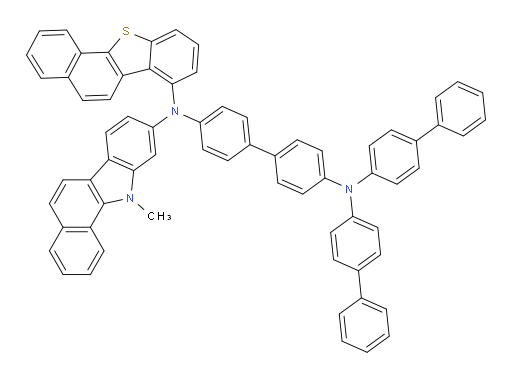 N4,N4-di([1,1'-biphenyl]-4-yl)-N4'-(benzo[b]naphtho[2,1-d]thiophen-7-yl)-N4'-(11-methyl-11H-benzo[a]carbazol-9-yl)-[1,1'-biphenyl]-4,4'-diamine