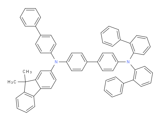 N4,N4-di([1,1'-biphenyl]-2-yl)-N4'-([1,1'-biphenyl]-4-yl)-N4'-(9,9-dimethyl-9H-fluoren-2-yl)-[1,1'-biphenyl]-4,4'-diamine