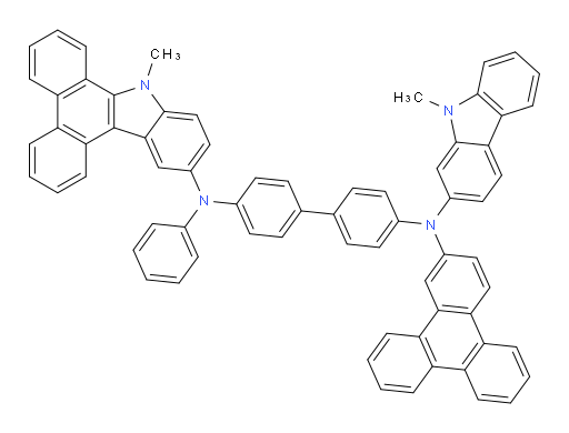 N4-(9-methyl-9H-carbazol-2-yl)-N4'-(9-methyl-9H-dibenzo[a,c]carbazol-12-yl)-N4'-phenyl-N4-(triphenylen-2-yl)-[1,1'-biphenyl]-4,4'-diamine