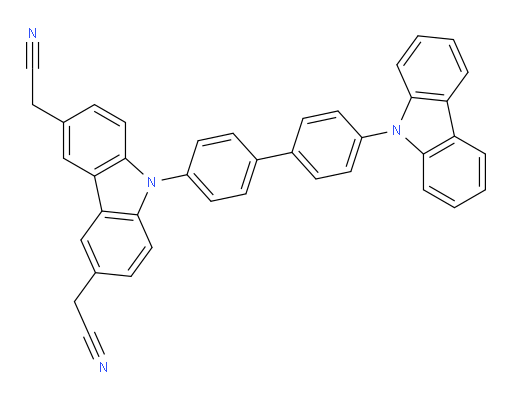 2,2'-(9-(4'-(9H-carbazol-9-yl)-[1,1'-biphenyl]-4-yl)-9H-carbazole-3,6-diyl)diacetonitrile