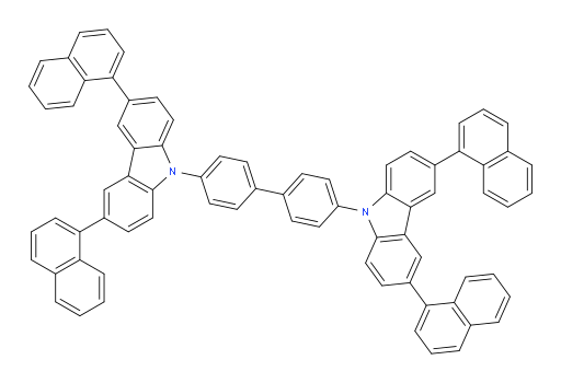 4,4'-bis(3,6-di(naphthalen-1-yl)-9H-carbazol-9-yl)-1,1'-biphenyl