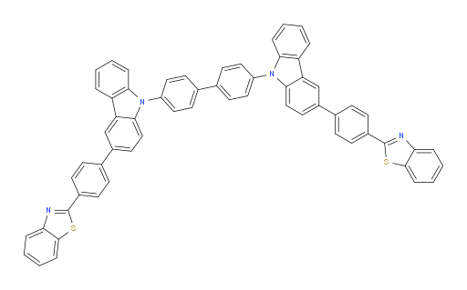 4,4'-bis(3-(4-(benzo[d]thiazol-2-yl)phenyl)-9H-carbazol-9-yl)-1,1'-biphenyl