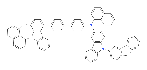N-(4'-(4H-naphtho[1',8':5,6,7][1,4]diazepino[3,2,1-jk]carbazol-7-yl)-[1,1'-biphenyl]-4-yl)-9-(dibenzo[b,d]thiophen-2-yl)-N-(naphthalen-1-yl)-9H-carbazol-3-amine