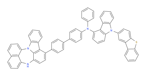 N-(4'-(4H-naphtho[1',8':5,6,7][1,4]diazepino[3,2,1-jk]carbazol-7-yl)-[1,1'-biphenyl]-4-yl)-9-(dibenzo[b,d]thiophen-2-yl)-N-phenyl-9H-carbazol-4-amine