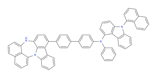 N-(4'-(4H-naphtho[1',8':5,6,7][1,4]diazepino[3,2,1-jk]carbazol-7-yl)-[1,1'-biphenyl]-4-yl)-9-(naphthalen-1-yl)-N-phenyl-9H-carbazol-4-amine
