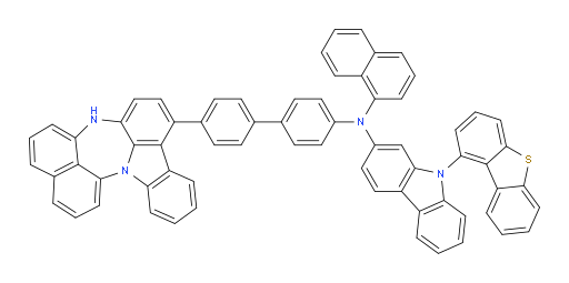 N-(4'-(4H-naphtho[1',8':5,6,7][1,4]diazepino[3,2,1-jk]carbazol-7-yl)-[1,1'-biphenyl]-4-yl)-9-(dibenzo[b,d]thiophen-1-yl)-N-(naphthalen-1-yl)-9H-carbazol-2-amine