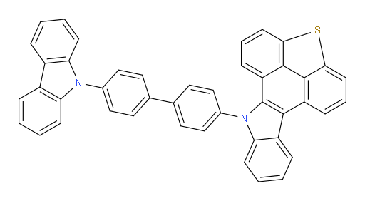 8-(4'-(9H-carbazol-9-yl)-[1,1'-biphenyl]-4-yl)-8H-thieno[2',3',4',5':4,5]phenanthro[9,10-b]indole