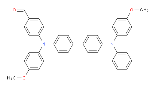 4-((4-methoxyphenyl)(4'-((4-methoxyphenyl)(phenyl)amino)-[1,1'-biphenyl]-4-yl)amino)benzaldehyde