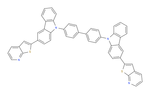 4,4'-bis(3-(thieno[2,3-b]pyridin-2-yl)-9H-carbazol-9-yl)-1,1'-biphenyl