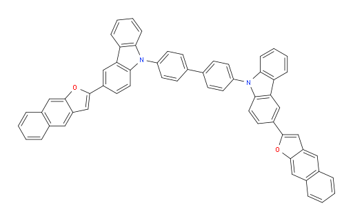 4,4'-bis(3-(naphtho[2,3-b]furan-2-yl)-9H-carbazol-9-yl)-1,1'-biphenyl