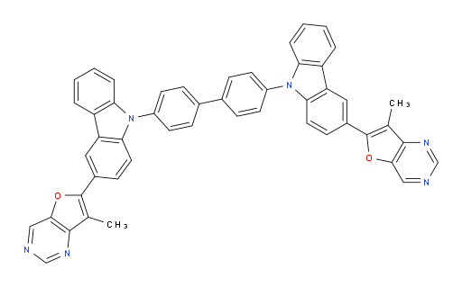 4,4'-bis(3-(7-methylfuro[3,2-d]pyrimidin-6-yl)-9H-carbazol-9-yl)-1,1'-biphenyl