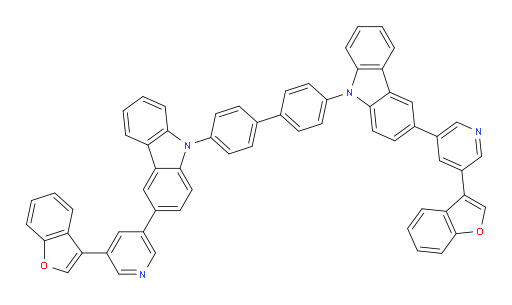 4,4'-bis(3-(5-(benzofuran-3-yl)pyridin-3-yl)-9H-carbazol-9-yl)-1,1'-biphenyl