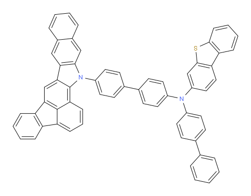 N-(4'-(15H-benzo[h]fluoreno[1,9-ab]carbazol-15-yl)-[1,1'-biphenyl]-4-yl)-N-([1,1'-biphenyl]-4-yl)dibenzo[b,d]thiophen-3-amine