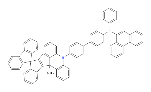 N-(4'-(13c-methylspiro[benzo[4,5]pentaleno[1,2,3-kl]acridine-9,9'-fluorene]-5(13cH)-yl)-[1,1'-biphenyl]-4-yl)-N-phenylphenanthren-9-amine