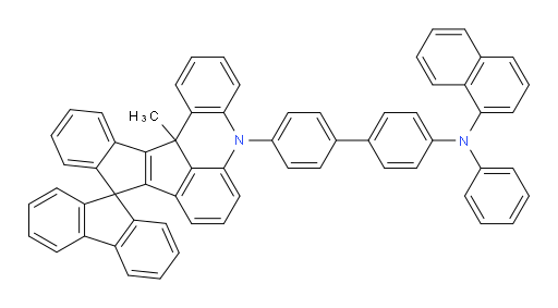N-(4'-(13c-methylspiro[benzo[4,5]pentaleno[1,2,3-kl]acridine-9,9'-fluorene]-5(13cH)-yl)-[1,1'-biphenyl]-4-yl)-N-phenylnaphthalen-1-amine