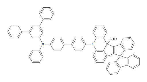 N-(4'-(13c-methylspiro[benzo[4,5]pentaleno[1,2,3-kl]acridine-9,9'-fluorene]-5(13cH)-yl)-[1,1'-biphenyl]-4-yl)-N-phenyl-[1,1':3',1''-terphenyl]-5'-amine