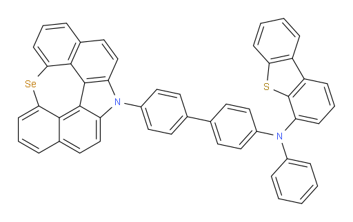 N-(4'-(12H-6-selena-12-azaindeno[2,1,7,6-ghij]pleiaden-12-yl)-[1,1'-biphenyl]-4-yl)-N-phenyldibenzo[b,d]thiophen-4-amine