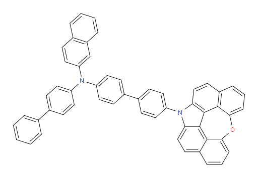 N-(4'-(12H-6-oxa-12-azaindeno[2,1,7,6-ghij]pleiaden-12-yl)-[1,1'-biphenyl]-4-yl)-N-([1,1'-biphenyl]-4-yl)naphthalen-2-amine