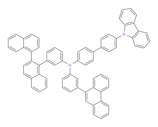 N-(3-([1,2'-binaphthalen]-1'-yl)phenyl)-4'-(9H-carbazol-9-yl)-N-(3-(phenanthren-9-yl)phenyl)-[1,1'-biphenyl]-4-amine