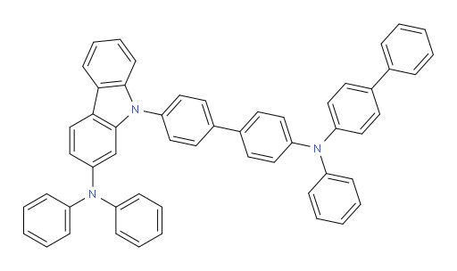 9-(4'-([1,1'-biphenyl]-4-yl(phenyl)amino)-[1,1'-biphenyl]-4-yl)-N,N-diphenyl-9H-carbazol-2-amine