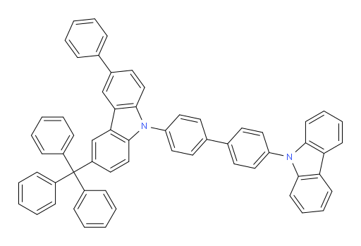 9-(4'-(9H-carbazol-9-yl)-[1,1'-biphenyl]-4-yl)-3-phenyl-6-trityl-9H-carbazole