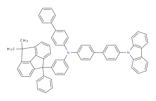 N-([1,1'-biphenyl]-4-yl)-4'-(9H-carbazol-9-yl)-N-(3-(8,8-dimethyl-4-phenyl-4,8-dihydrocyclopenta[def]fluoren-4-yl)phenyl)-[1,1'-biphenyl]-4-amine