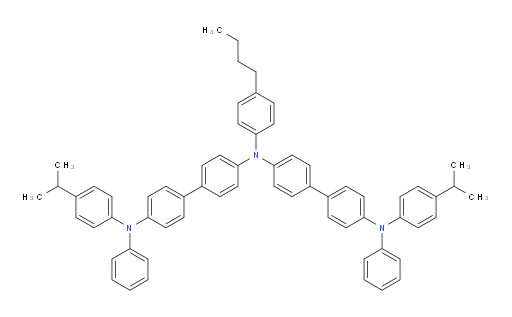 N4-(4-butylphenyl)-N4'-(4-isopropylphenyl)-N4-(4'-((4-isopropylphenyl)(phenyl)amino)-[1,1'-biphenyl]-4-yl)-N4'-phenyl-[1,1'-biphenyl]-4,4'-diamine