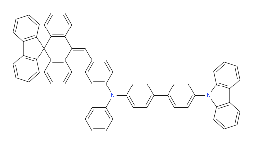 N-(4'-(9H-carbazol-9-yl)-[1,1'-biphenyl]-4-yl)-N-phenylspiro[benzo[gh]tetraphene-8,9'-fluoren]-3-amine